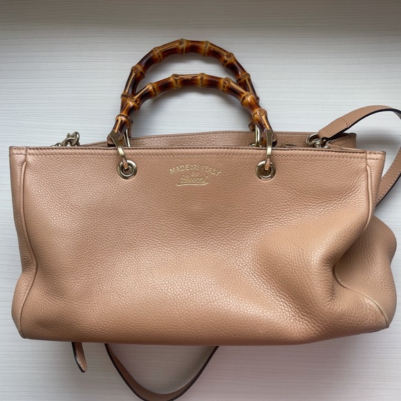 Gucci Bamboo Shopper Tote Leather - Picture 1 of 15